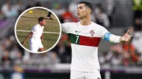 Futbol en su estado más puro: jugador brasileño festeja como Cristiano Ronaldo y se lesiona