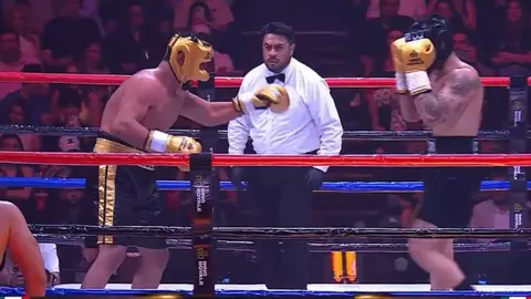 En el round y medio que se disputó Chuy Almada llevaba la ventaja/Ring Royale
