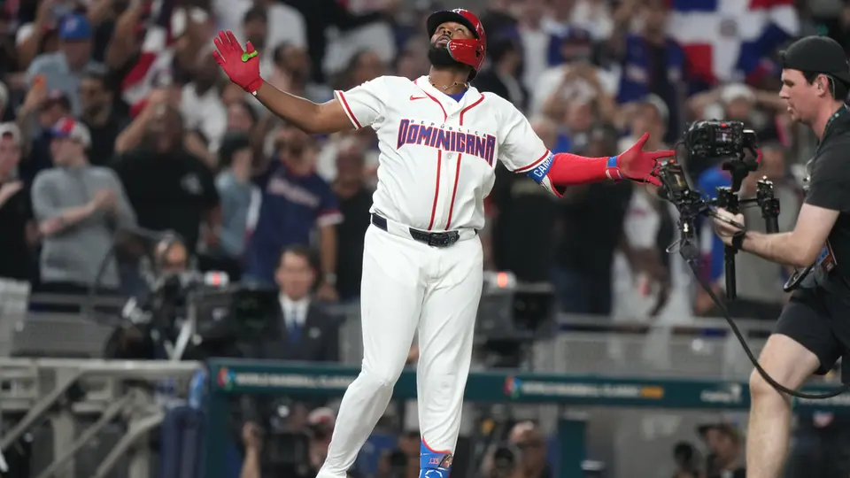 Junior Caminero, República Dominicana, ante Estados Unidos | AP