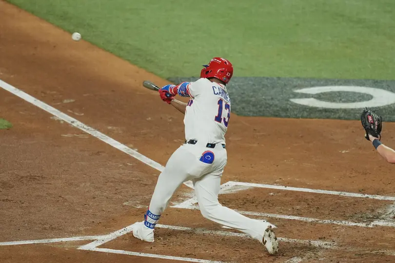 Junior Caminero, República Dominicana, ante Estados Unidos | AP