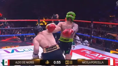 Aldo de Nigris vence por nocaut a Nicola Porcella en Ring Royale 2026