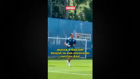 ¿Y ROTONDI El Futbolista Argentino No Estuvo En El Entrenamiento De Hoy De Cruz Azul Tras La Lesión Que Sufrió Contra Pumas