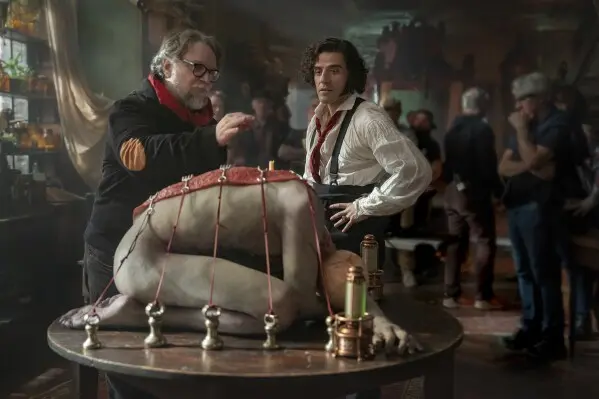 La película Frankenstein destacó en los Oscar 2026 al ganar en diseño de producción, vestuario y maquillaje./ AP