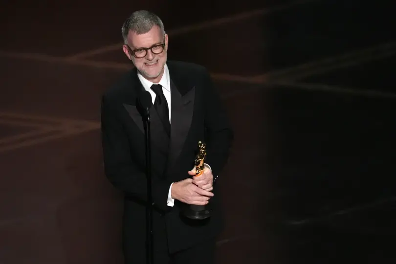El filme dirigido por Paul Thomas Anderson fue uno de los grandes ganadores de la noche./ AP