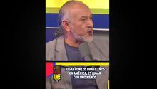 JUGAR CON LOS BRASILEÑOS EN AMÉRICA, ES JUGAR CON UNO MENOS