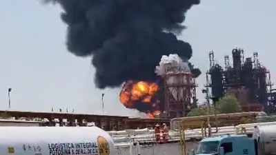 ¿Hubo explosión en la refinería de Tula hoy? Pemex explica el origen del humo negro