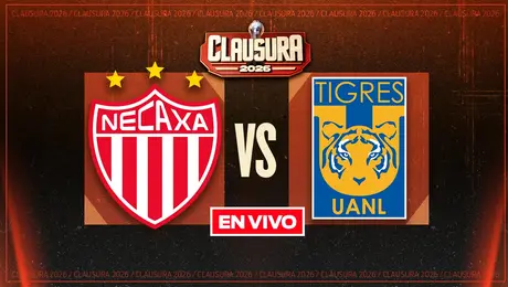 Necaxa vs Tigres Liga MX Jornada 15 Clausura 2026