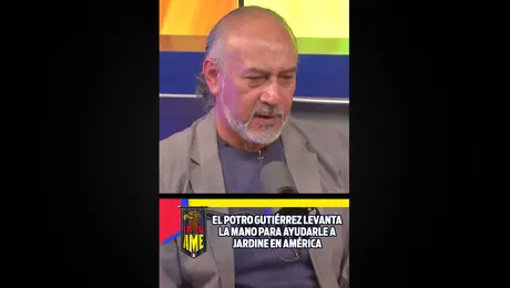 EL POTRO GUTIÉRREZ LEVANTA LA MANO PARA AYUDARLE A JARDINE EN AMÉRICA