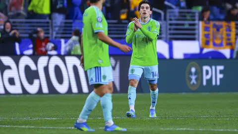 Equipo de Seattle Sounders en la Liga de Campeones de la Concacaf I MEXSPORT