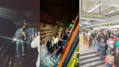 VIDEOS: Caos en Línea 3 del Metro: usuarios caminan por las vías tras falla eléctrica