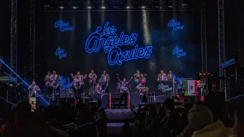 La fiesta mundialista podría empezar con Los Ángeles Azules, pero no hay nada confirmado oficialmente / FB: @angelesazulesmx