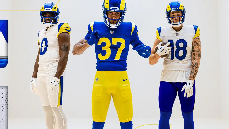 Rams lanza uniformes para temporada 2026 con un rediseño inédito