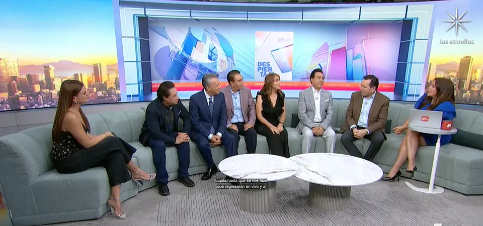 Los Ángeles Azules estuvieron en Televisa y dejaron entre ver su participación dentro del Estadio Banorte / Especial