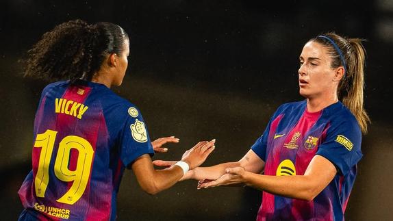 El Barça arrolla al Atlético y conquista su duodécima Copa de la Reina