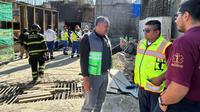 Colapsa grúa en obra frente a Parque Delta; hay varios lesionados en CDMX