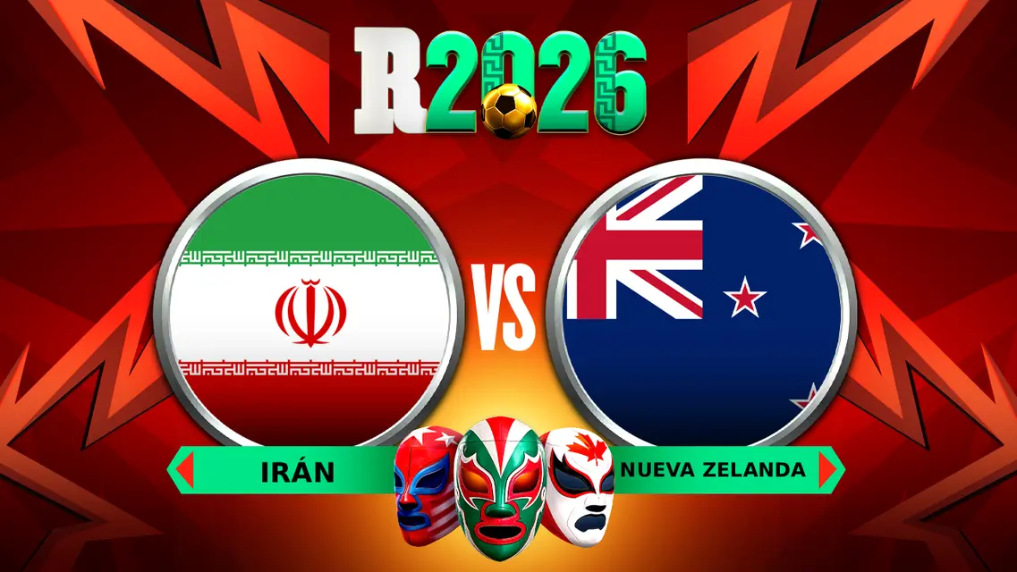 Irán vs Nueva Zelanda Mundial 2026 Fase de Grupos 