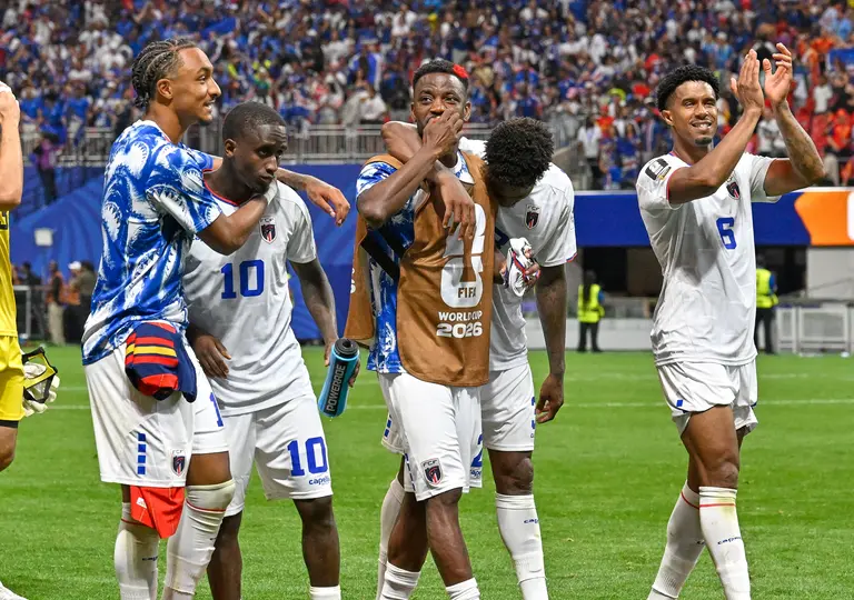 Cabo Verde celebrando su histórico empate ante España en la Copa del Mundo | MEXSPORT