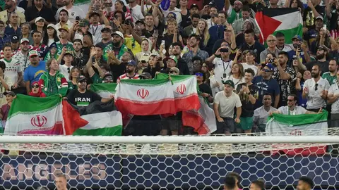 Afición de Irán en el partido contra Nueva Zelanda en el Mundial 2026 | AP
