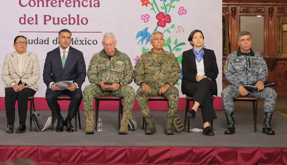 Conferencia matutina de Seguridad; reporte del Secretario de Seguridad, Omar García Harfuch / X: @OHarfuch