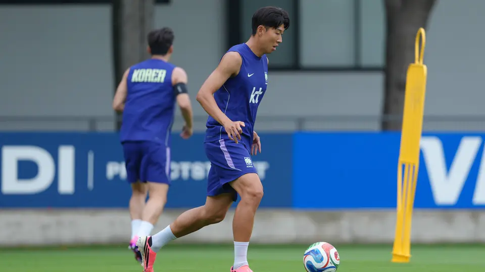 Selección de Corea del Sur en entrenamiento | IMAGO 7