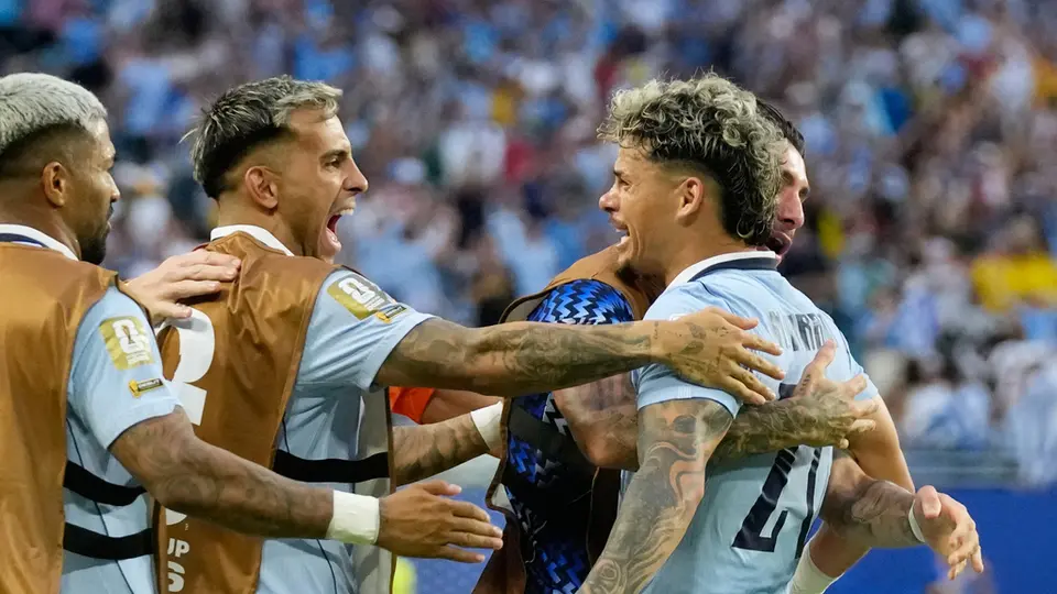 Maxi Araújo, jugador de Uruguay | AP