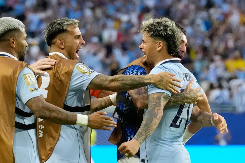 Maxi Araújo, jugador de Uruguay | AP