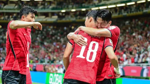 Jugadores de Corea del Sur en celebración en el Mundial 2026 | MEXSPORT