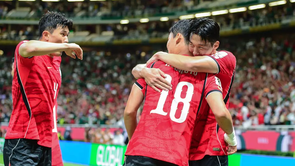 Jugadores de Corea del Sur en celebración en el Mundial 2026 | MEXSPORT