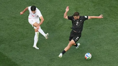 Tim Payne con la Selección de Nueva Zelanda en el Mundial 2026 | AP