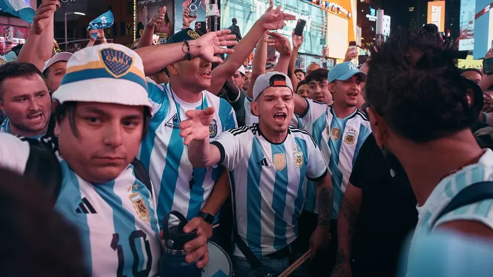 Afición de la Selección de Argentina en Nueva York | AP