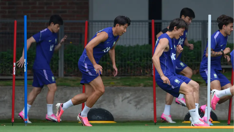 Selección de Corea del Sur en entrenamiento | IMAGO 7