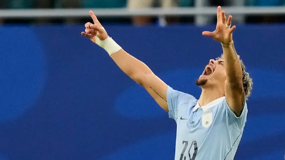 Maxi Araújo, jugador de Uruguay | AP