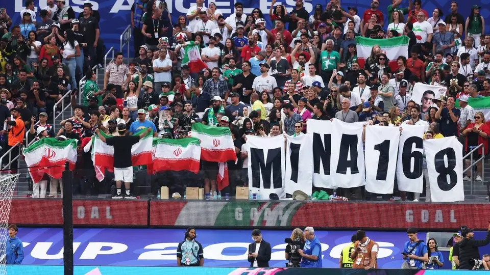 Afición de Irán en el partido contra Nueva Zelanda en el Mundial 2026 | AP