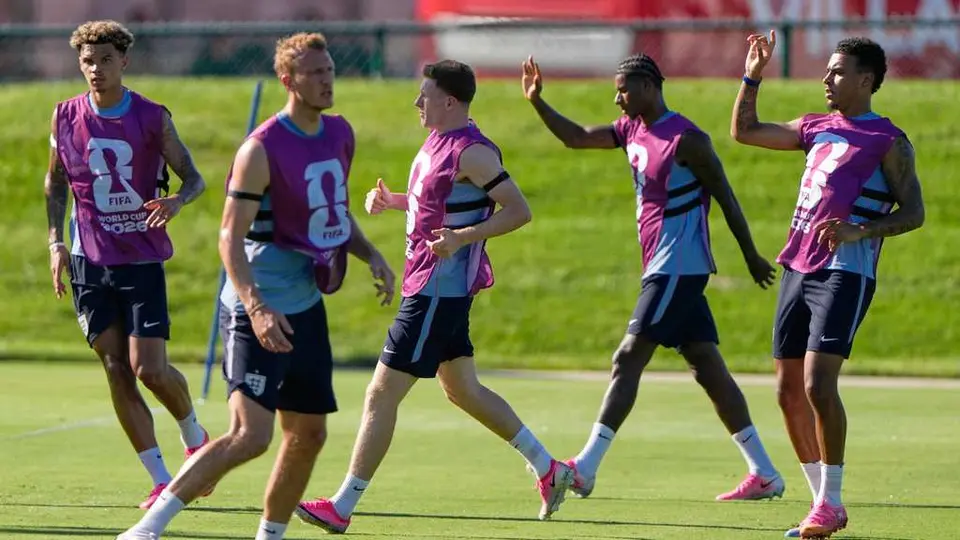 La Selección de Inglaterra en entrenamiento en el Mundial 2026 | AP