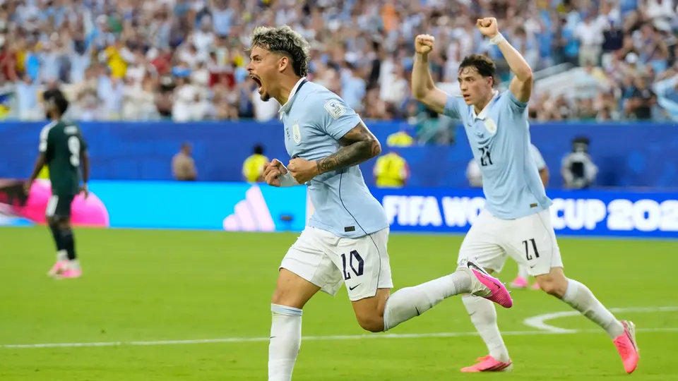 Maxi Araújo, jugador de Uruguay | AP