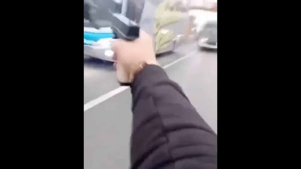 Los sicarios grabaron el momento en que dispararon contra el camión de Las Estrellas de la Cumbia / Especial