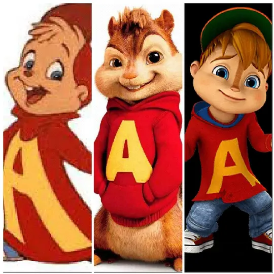 ¿Mejor o peor que el original? El nuevo diseño de Alvin está dando mucho de qué hablar./IA