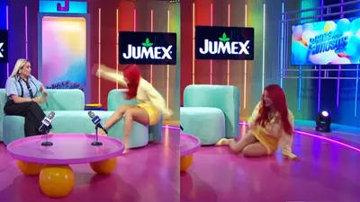 VIDEO: Flor Vigna se cae en plena presentación de La Casa de los Famosos México 2026