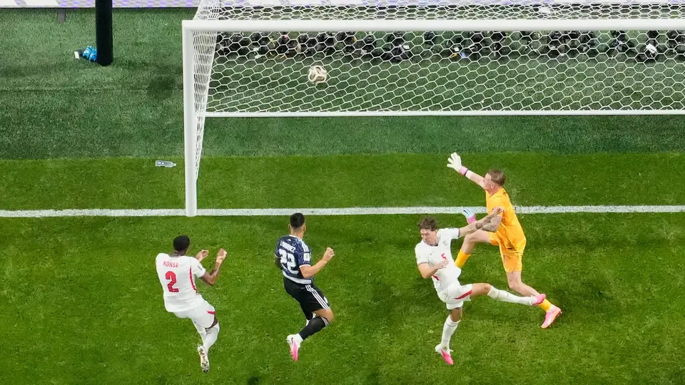Gol Lautaro Martínez con Argentina | AP