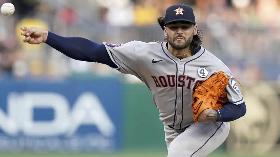 Lance McCullers Jr. lanzando para los Astros | AP