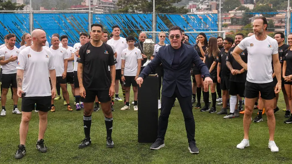 Azteca Deportes vs Espectáculos: así fue la divertida cascarita que reunió a Zague, Facundo y El Capi Pérez