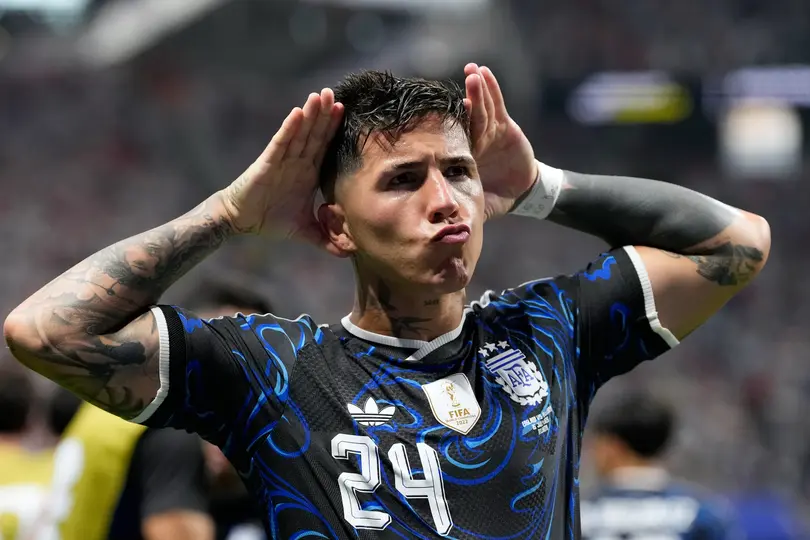 Enzo Fernández, jugador argentino | AP