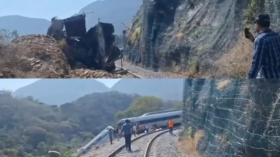 Sheinbaum aclara accidente del Tren Interoceánico y niega que haya sido un descarrilamiento total