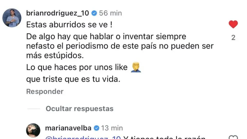 Brian Rodríguez explota por los rumores sobre su futuro | CAPTURA DE PANTALLA