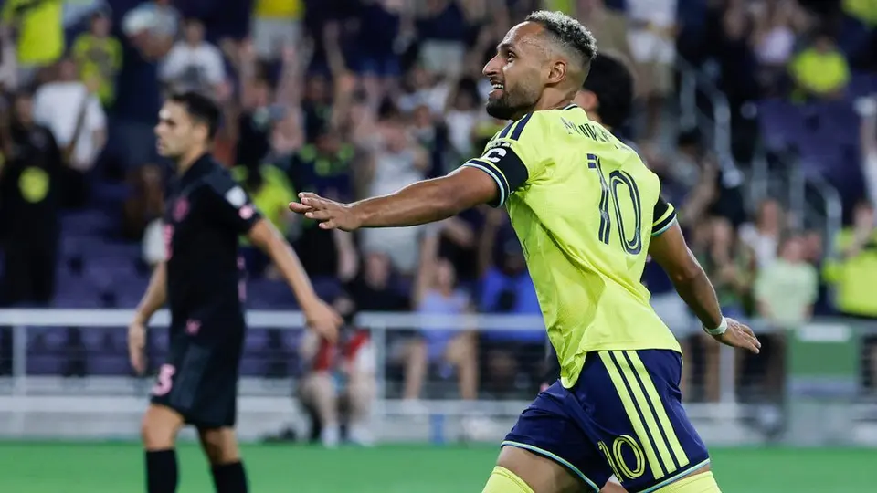 Hany Mukhtar en celebración en el partido de Inter Miami contra Nashville SC | AP