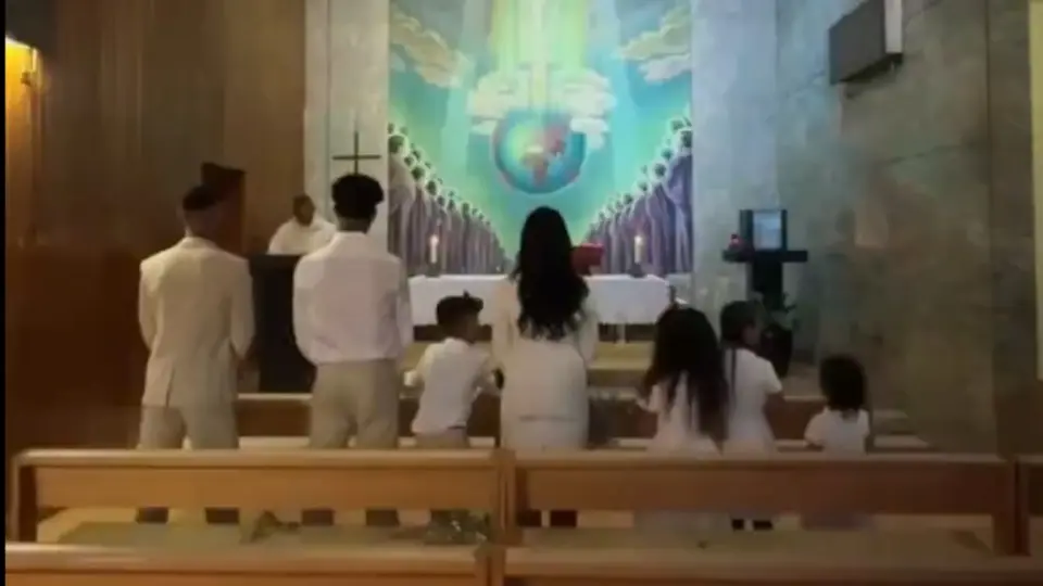 Imágenes de la boda de Cristiano Ronaldo con Georgina Rodríguez | CAPTURA DE PANTALLA