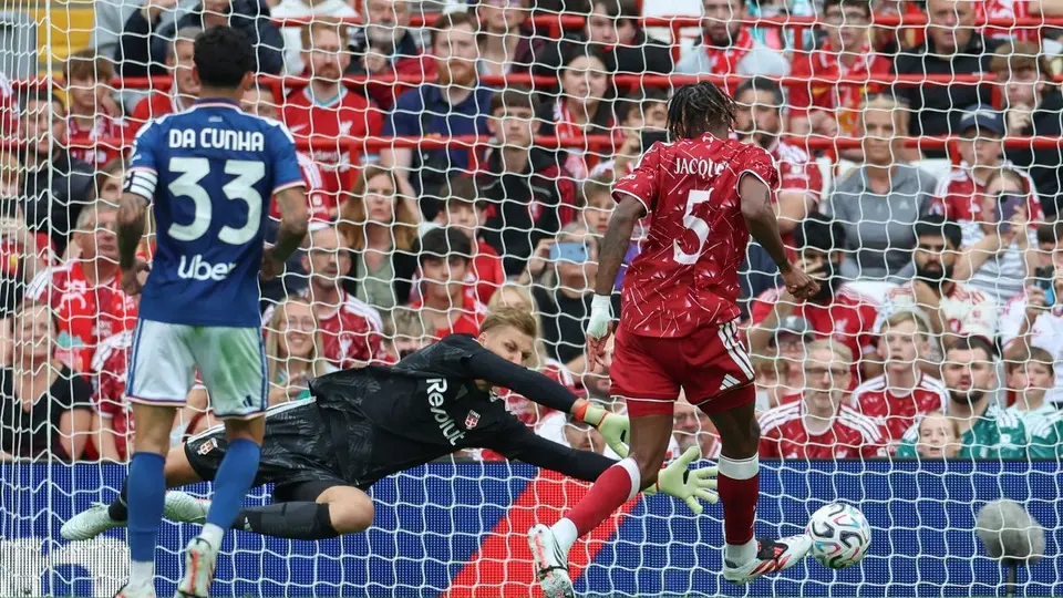 Acción del partido amistoso entre Liverpool y Como 1907 | AFP