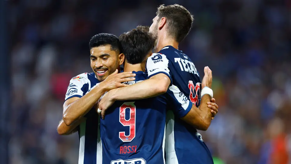 Orbelín Pineda en celebración con Rayados en el partido ante FC Juárez en la Liga MX | IMAGO 7