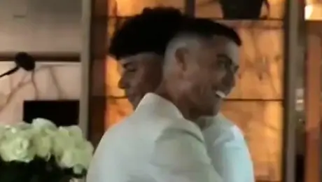 Imágenes de la boda católica de Cristiano Ronaldo y Georgina