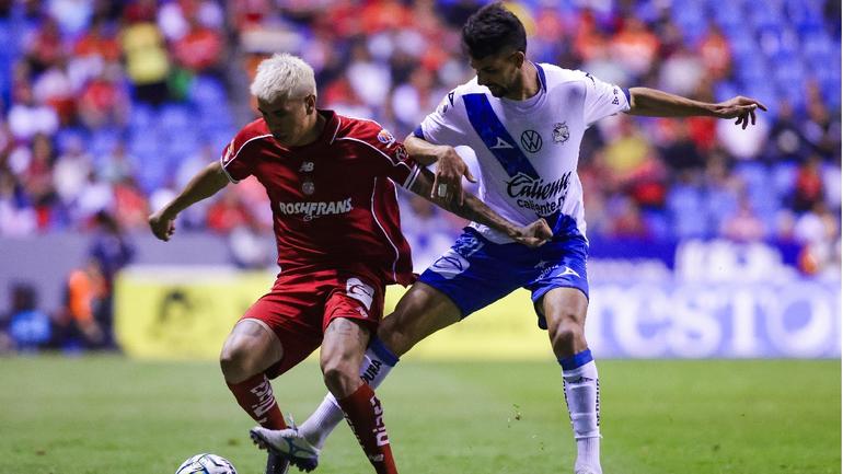 Puebla y Toluca enfrentándose en la Jornada 7 de Liga MX | MEXSPORT